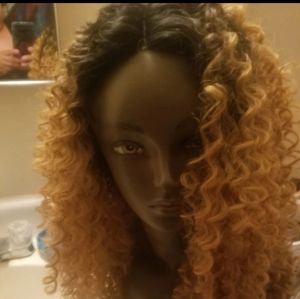 Used lace front wig